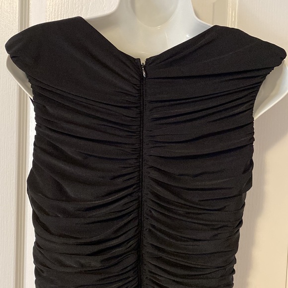 BA Nites Formal evening Black rutched dress - Picture 4 of 6